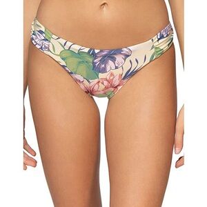 Sunsets Island Life Floral Print Bikini Bottom L